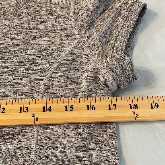 T by Talbots Heather Gray Fit and Flare T-Shirt Dress - Picture 5 of 8